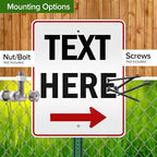 Custom Arrow, Custom Directional Sign, Right Arrow, 24x30 Inches, 3M EGP - Image 5