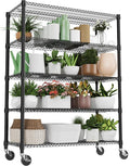 M MZG 5 Tiers Shelf 3300 lbs Steel Storage Shelving Utility Shelving Unit Steel by MEIGAOPLASTICANDMETALHKCOLIMITED