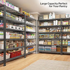 REIBII 75''H Storage Shelves Metal Shelving Unit, 6 Tier Wire Shelving - Image 2