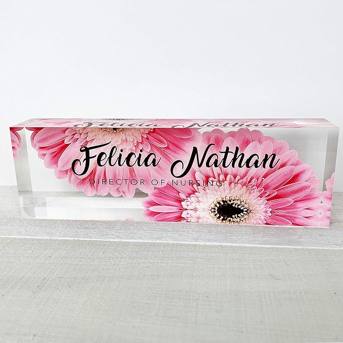 Artblox Office Desk Name Plate Personalized | Custom Name Plates by Artblox