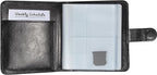 Wisdompro Business Card Book Organizer, Premium PU Leather Wallet Name Credit - Image 3