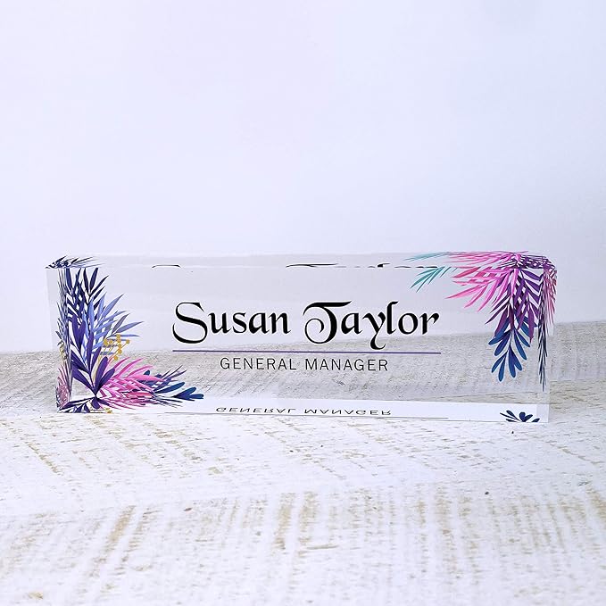 Artblox Office Desk Name Plate Personalized | Custom Name Plates - Image 2