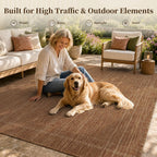 padoor-2x6 ft indoor outdoor runner rugs for entryway on a desk or shelf