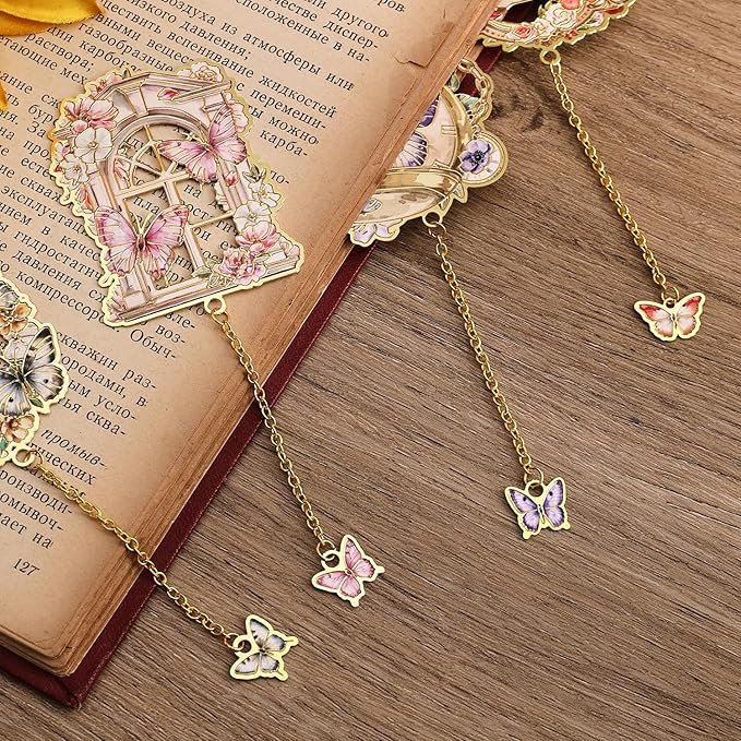 Metal Butterfly Bookmarks for Women - Image 4