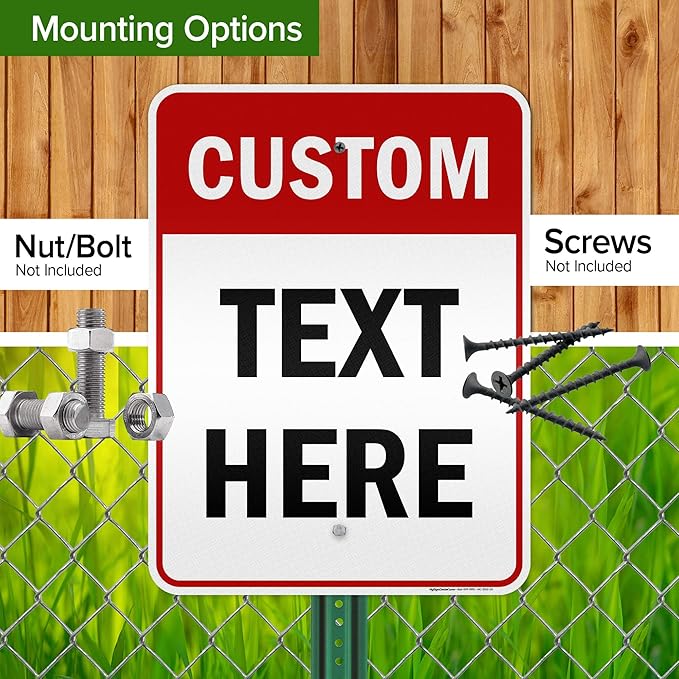 Custom Sign, Custom Sign for Business, Indoor/Outdoor use. 18x24 Inches - Image 5