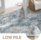 GENIMO Washable Area Rugs for Living Room, 8x10 Modern Non Slip Rugs, Low Pile - Image 6