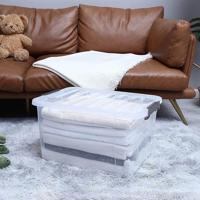Citylife 44.4 QT Plastic Storage Bins - Image 4