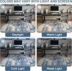 Office Chair Mat for Hardwood Tile Floor, Abstract 36"X 48" Desk Mats for - Image 6