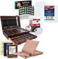 u.s. art supply mega wood box art set, main product view