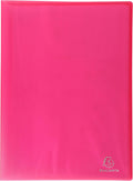 Exacompta 85465E Chromaline A4 Opauque PP Display Book, 40 Pockets, Red