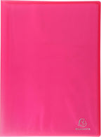 Exacompta 85465E Chromaline A4 Opauque PP Display Book, 40 Pockets, Red