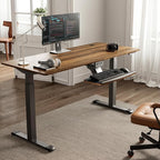 EUREKA ERGONOMIC Keyboard Tray Height Adjustable, Swivel Tilt Computer Keyboard - Image 9