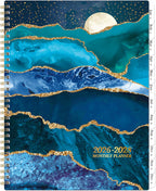 Monthly Planner/Calendar 2026-2028 - 2 Year Monthly Planner 2026-2028 | 9" × 11", Jul 2026 - Jun 2028, 24 Months, Tabs, Twin-Wire Binding, Holidays, Notes Pages