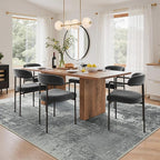 GENIMO Washable Area Rugs for Living Room, 8x10 Modern Non Slip Rugs, Low Pile - Image 4