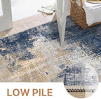 GENIMO Washable Area Rugs for Living Room, 8x10 Modern Non Slip Rugs, Low Pile - Image 6
