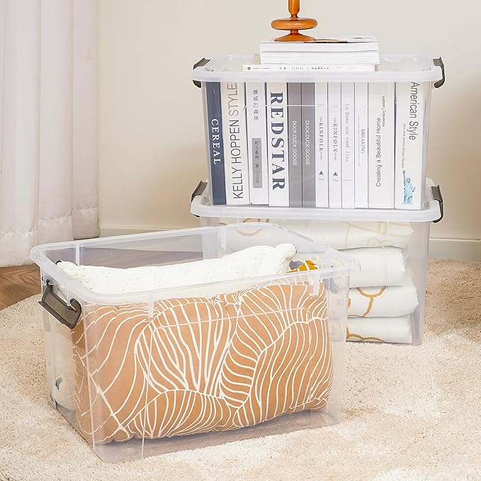 Citylife 69QT Plastic Storage Bins - Image 6