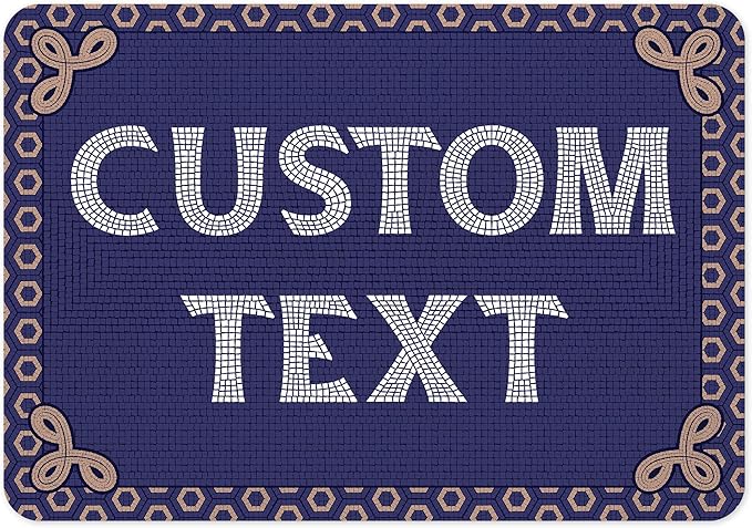 Custom Sign, Custom Street Sign, 11 Font Colors, 13 Font Styles, 4 Hole Options by MySignCenter