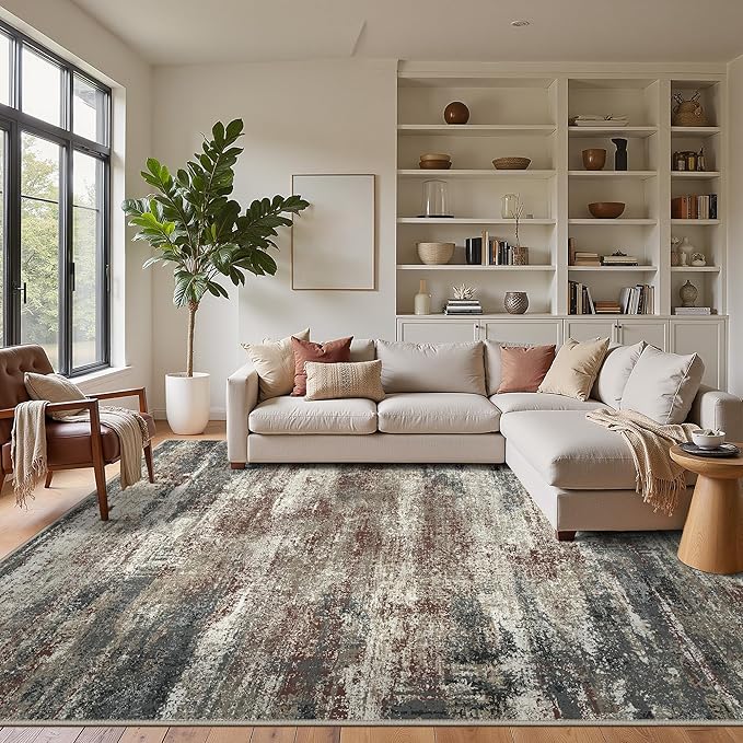 GENIMO Rugs for Bedroom-Washable 6x9 Area Rugs Lightweight Low Pile, Modern - Image 3