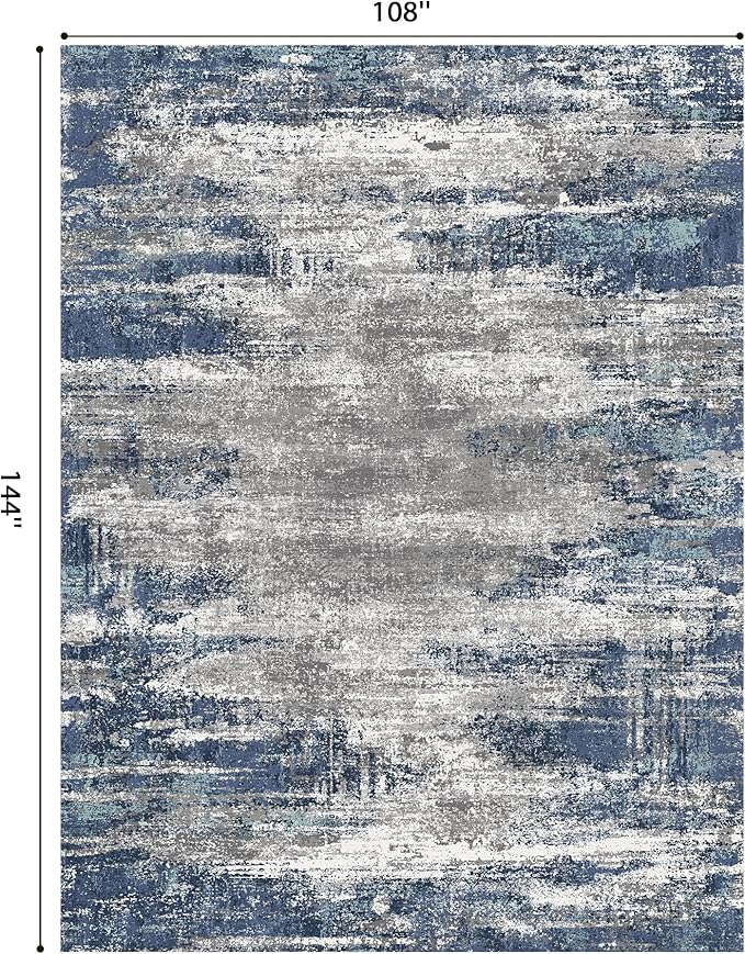 GENIMO Area Rugs 9x12 Living Room, Large Machine Washable Rug Non-Slip - Image 2