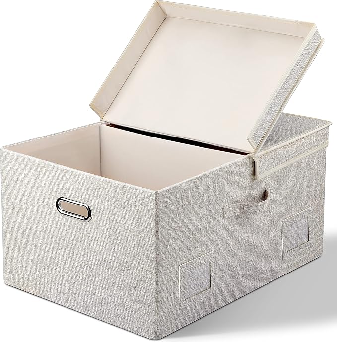Graciadeco 75 Quart Extra Large Decorative Collapsible Storage Bins by GraciadecoStorage
