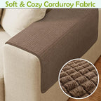 Couch Arm Covers, Waterproof Armrest Cover - Image 4