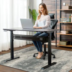 Office Chair Mat for Hardwood Tile Floor, Abstract 36"X 48" Desk Mats for - Image 2