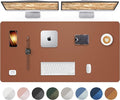 Large Leather Desk Mat by AFIING