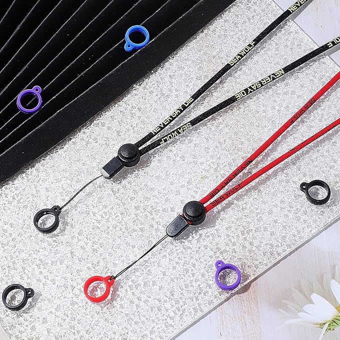 16 Pcs Anti Lost Lanyard Set Include 2 Necklace Lanyards Safety Neck Strap - Image 6
