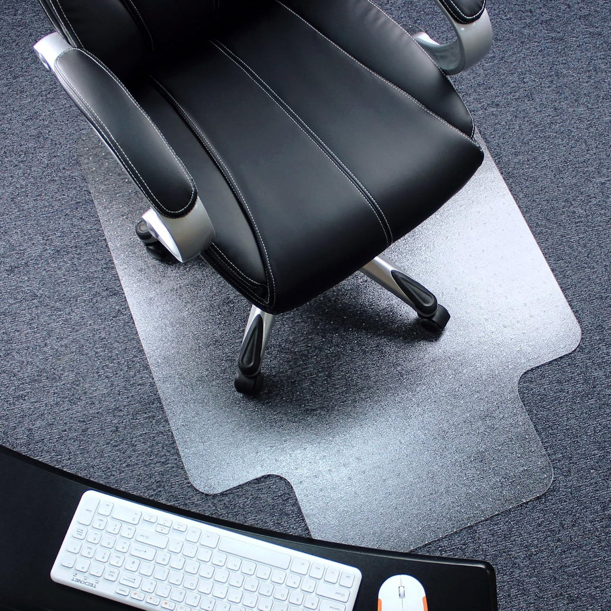 Marvelux Polycarbonate Office Chair Mat for Medium Pile Carpets, 48" x 5...