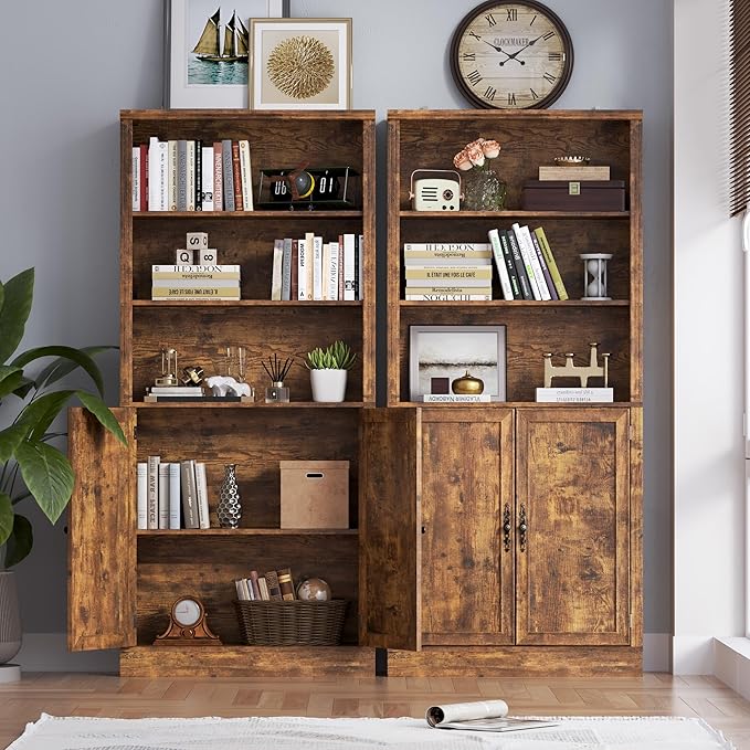 BORNOON 71.4" Tall Bookshelf - Image 4