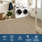 garveehome 2x6 runner rug for hallway modern solid showing dimensions