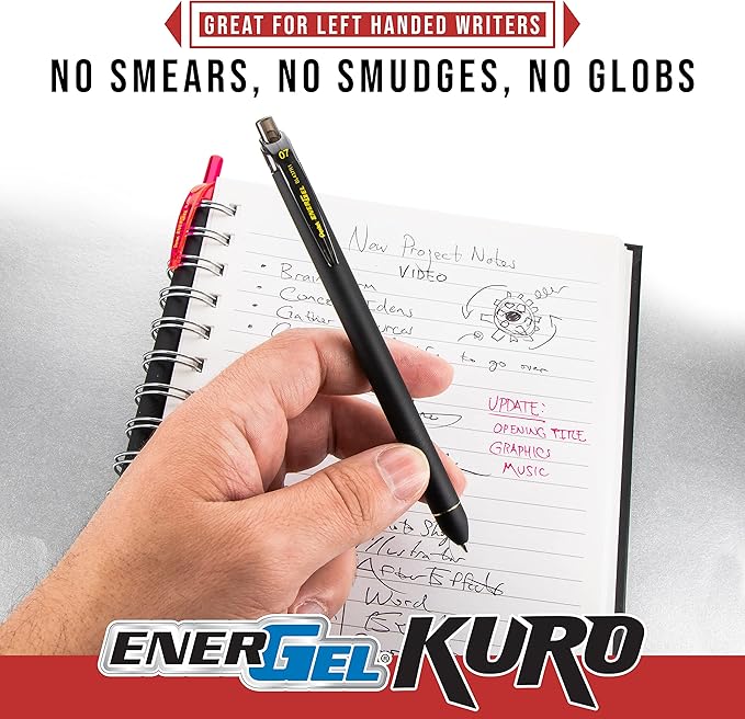 Pentel EnerGel Kuro Shades of the Ocean, Retractable Liquid Gel Pen - Image 4