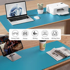 Aothia Faux Leather Desk Mat – Large Mouse Pad, Non-Slip PU Leather Blotter - Image 8