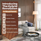 Avana Acoustic Wood Wall Panels – 94.4 x 12.6 Inch Smoke Walnut Acoustic Panels - Image 2