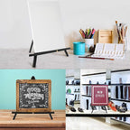U.S. Art Supply 20" Black Wood Tabletop Easel - Image 5