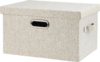 Graciadeco Medium 15" 21 Quart Collapsible Stackable Storage Bins by GraciadecoStorage