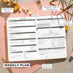 Clever Fox Planner – Undated Weekly & Monthly Planner - Image 3