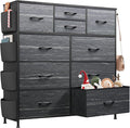 WLIVE Dresser for Bedroom with 10 Drawers, Fabric Dresser Chest of Drawers with by WLIVE