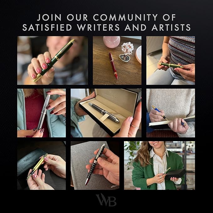 Wordsworth & Black Majesti Fountain Pen-, Luxury Case, 24K Gold Finish; 18K - Image 7