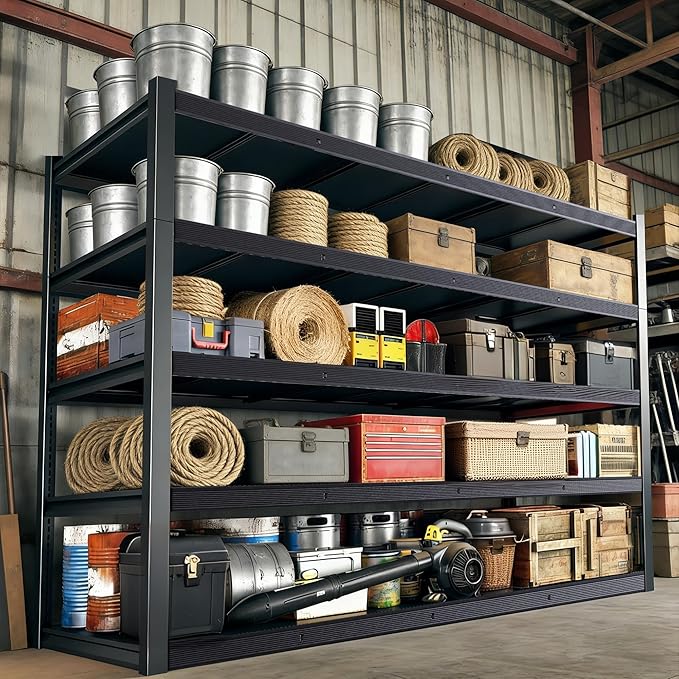 ZEUKMXOO 84" H Garage Shelving, Storage Shelves 3050LBS Heavy Duty Storage by Unknown
