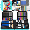 art supplies sketching kit, pro drawing pencils art, main product view