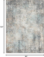 GENIMO Washable Area Rugs for Living Room, 8x10 Modern Non Slip Rugs, Low Pile - Image 2