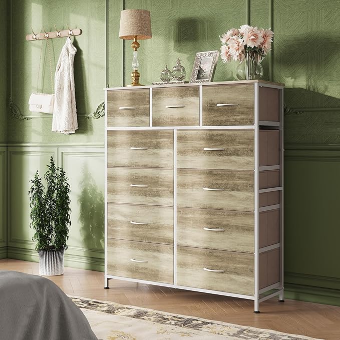 WLIVE Tall Dresser for Bedroom, Fabric Dressers Storage Tower, Dresser & Chest - Image 2