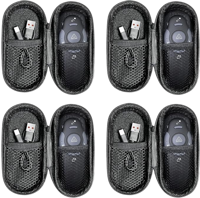 Presentation Clicker with 4 Cases: PowerPoint Wireless Presenter Remote USB by CLIKBUTM%C2%AE