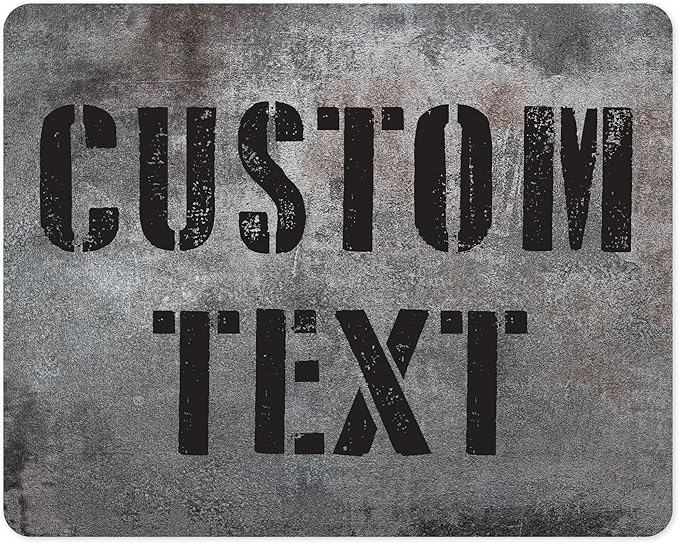 Custom Sign, Custom Street Sign, 11 Font Colors, 13 Font Styles, 4 Hole Options by MySignCenter