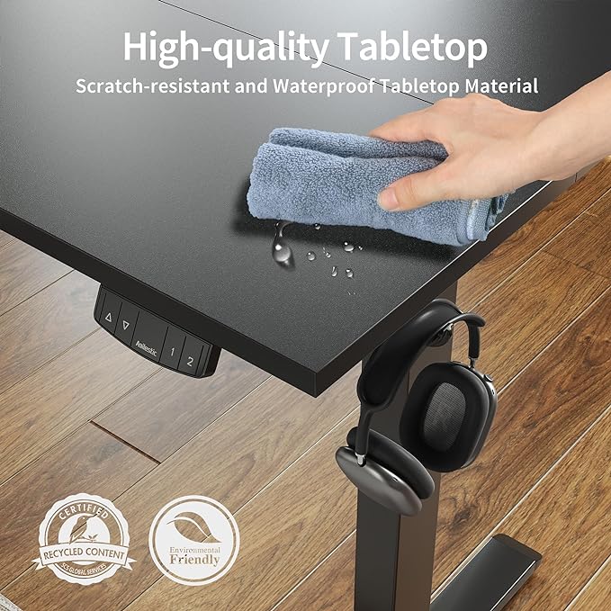 Agilestic Electric Standing Desk 40 x 24 Inches, Height Adjustable Desk - Image 5