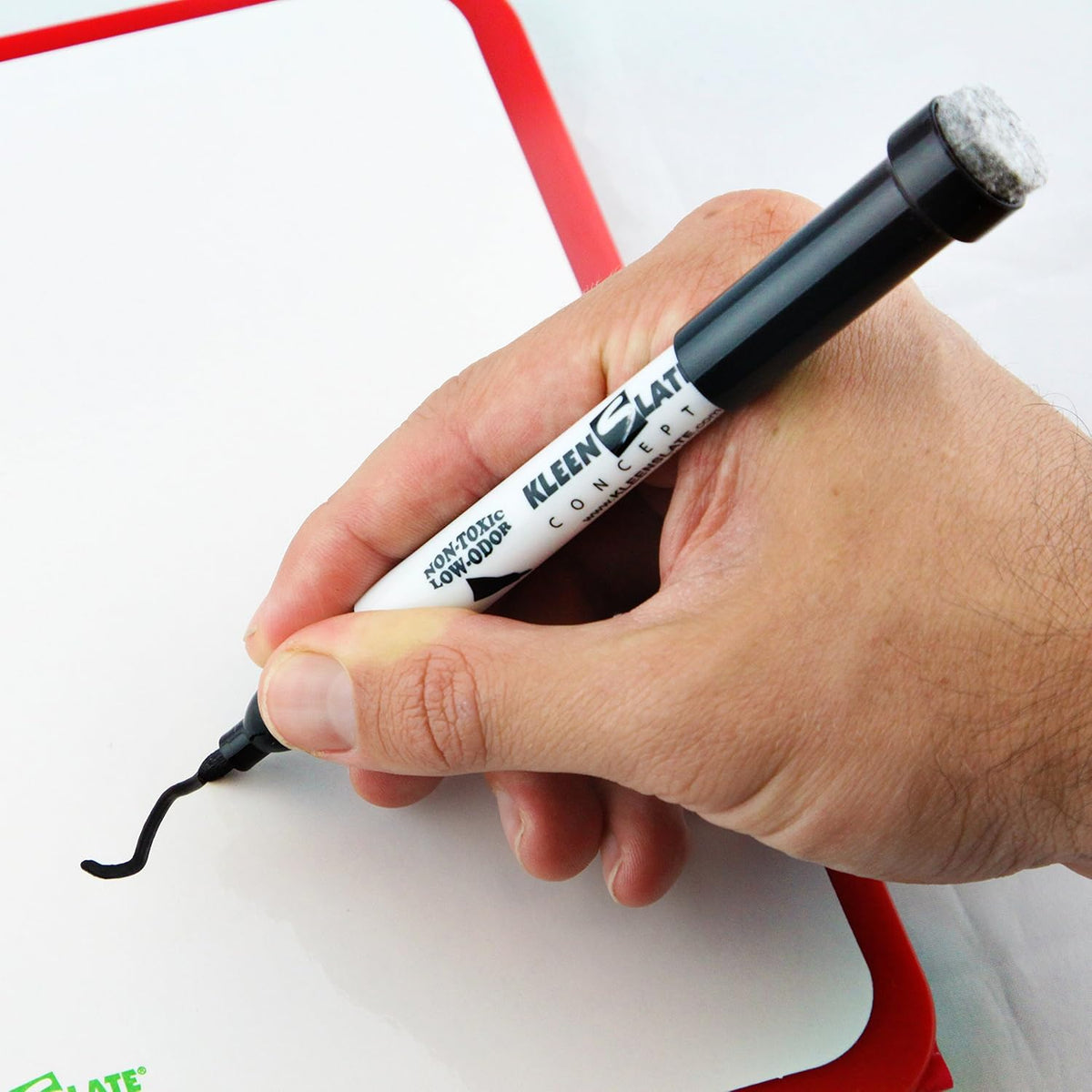 (36) KleenSlate 2-Sided Customizable Whiteboard w/Clear Dry Erase Sleeve for ...