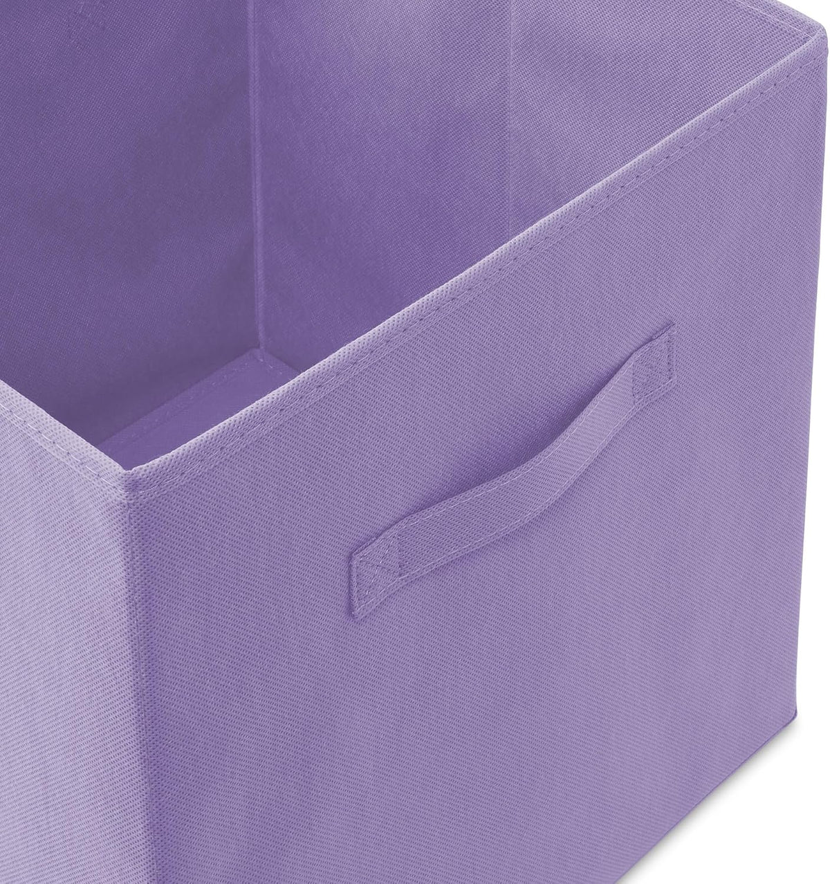 Casafield Set of 12 Collapsible Fabric Cube Storage Bins, Lavender - 13"...