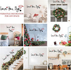 Christmas Love You Bye Wood Sign, Above Door Topper Decoration - Image 7