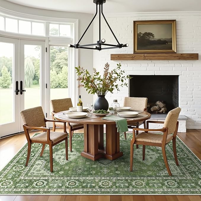 GENIMO Washable Rug 6X9 Area Rugs - Image 4